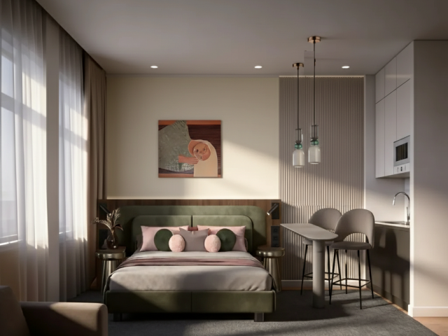Студия в клубном апарт-отеле 4* ARTEL 17/52 в историческом центре СПб